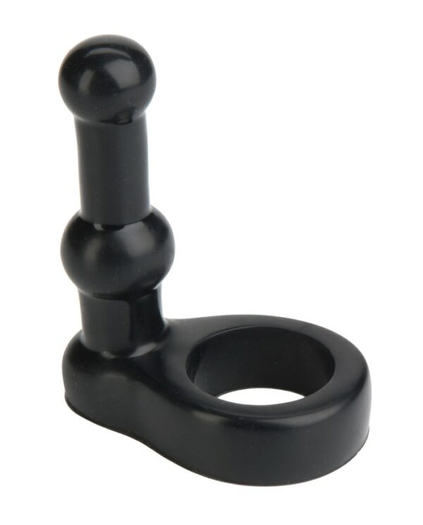 Anello pene con plug anale in silicone Double Dip